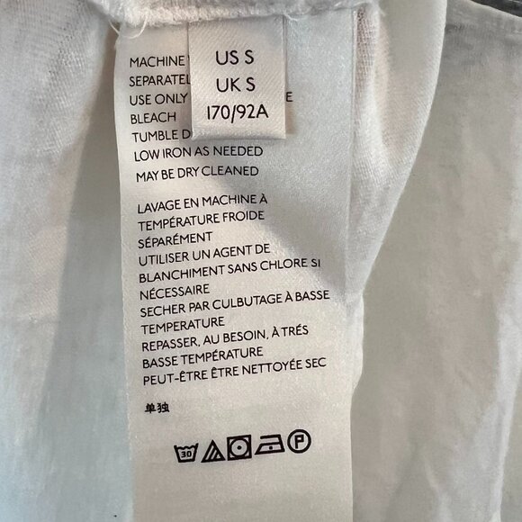 Free People WE THE FREE 3/4 Sleeve Major Leagues White Grey colorblock Jersey - Picture 5 of 7